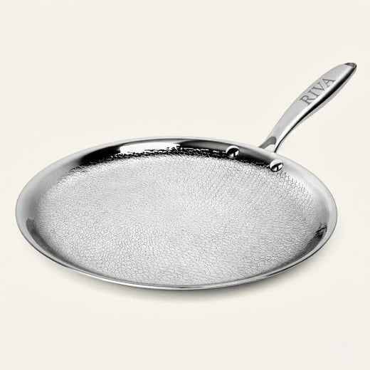 Riva Titanium Hammered Crêpe Pan