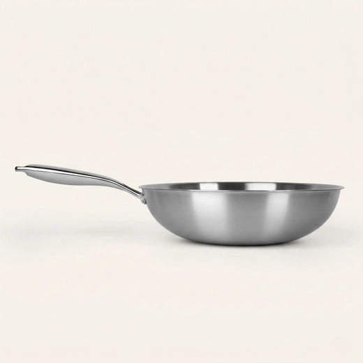 Riva Titanium Hammered Wok Pan